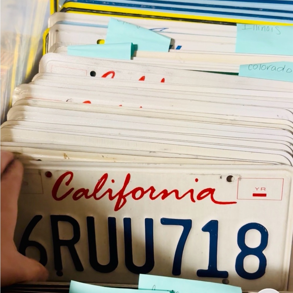 California License Plate